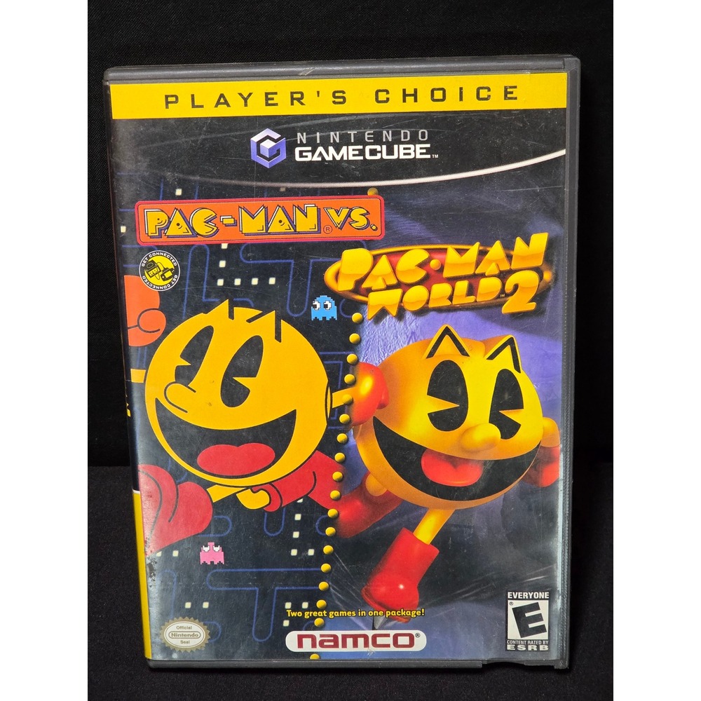 Nintendo‎ GameCube Pac-Man vs Pac-Man world 2 Player's Choice Bundle CIB